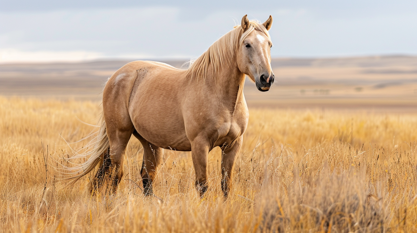 Cream prairie mare