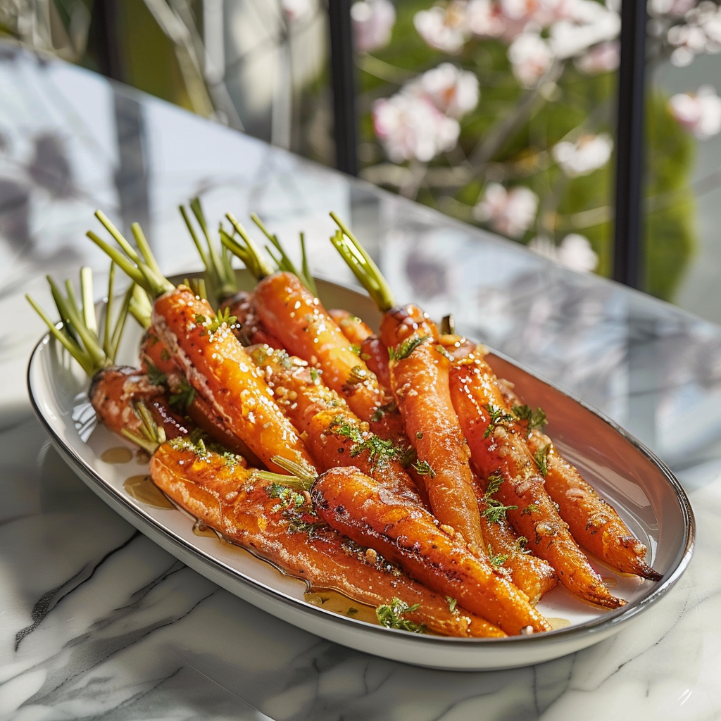 Brown Butter Maple Carrots