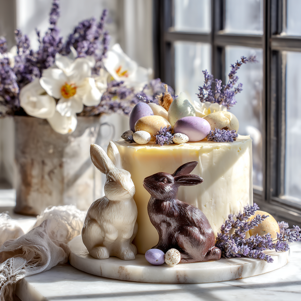 Berry and lavender spring setting