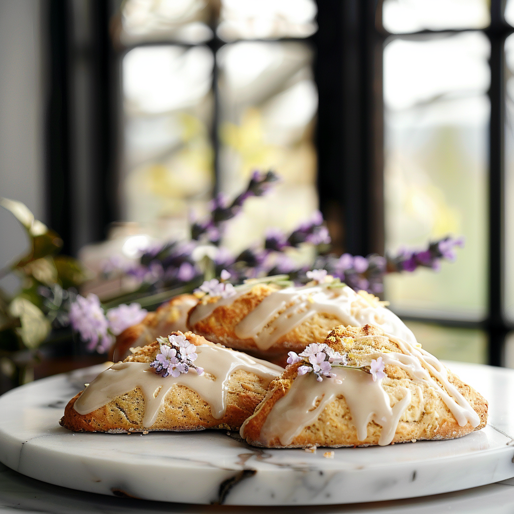 Lemon Lavender Scones